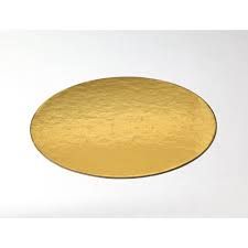 10” Gold Waxed Circle